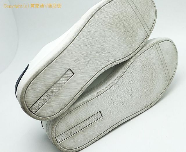 プラダ PRADA プラダ メンズ スニーカー 靴 クツ サイズ7(約27-27.5cm) 2EG381 【 TM2204117 】のオプション紹介画像(4) プラダ PRADA プラダ メンズ スニーカー 靴 クツ サイズ7(約27-27.5cm) 2EG381 【 TM2204117 】のオプション紹介画像(4)