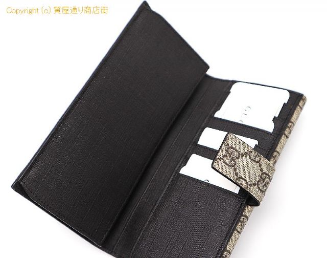 グッチ GUCCI グッチ GGスプリーム長財布  2つ折り財布 241204 【 TM2209058 】のオプション紹介画像(3) グッチ GUCCI グッチ GGスプリーム長財布  2つ折り財布 241204 【 TM2209058 】のオプション紹介画像(3)