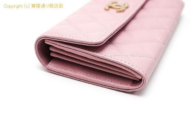 シャネル シャネル ココマーク キャビアスキン ピンク 2つ折り長財布 AP2961B09937 【 TM2209069 】のオプション紹介画像(1) シャネル シャネル ココマーク キャビアスキン ピンク 2つ折り長財布 AP2961B09937 【 TM2209069 】のオプション紹介画像(1)