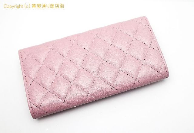 シャネル シャネル ココマーク キャビアスキン ピンク 2つ折り長財布 AP2961B09937 【 TM2209069 】のオプション紹介画像(2) シャネル シャネル ココマーク キャビアスキン ピンク 2つ折り長財布 AP2961B09937 【 TM2209069 】のオプション紹介画像(2)