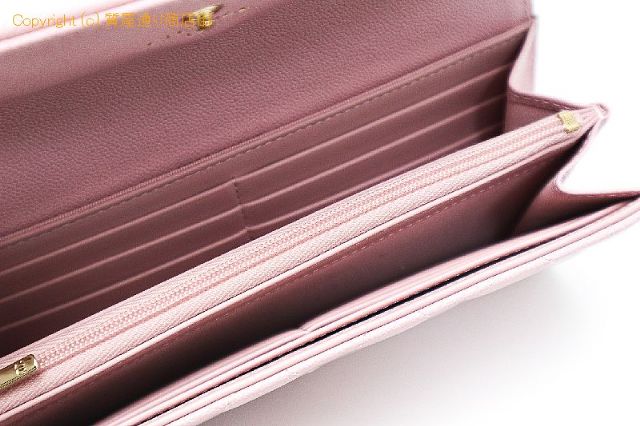 シャネル シャネル ココマーク キャビアスキン ピンク 2つ折り長財布 AP2961B09937 【 TM2209069 】のオプション紹介画像(3) シャネル シャネル ココマーク キャビアスキン ピンク 2つ折り長財布 AP2961B09937 【 TM2209069 】のオプション紹介画像(3)