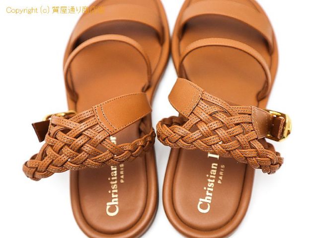 クリスチャン ディオール DIOR  ディオール  レザー編み込み サンダル 361/2 【 TM2211119 】のオプション紹介画像(5) クリスチャン ディオール DIOR  ディオール  レザー編み込み サンダル 361/2 【 TM2211119 】のオプション紹介画像(5)