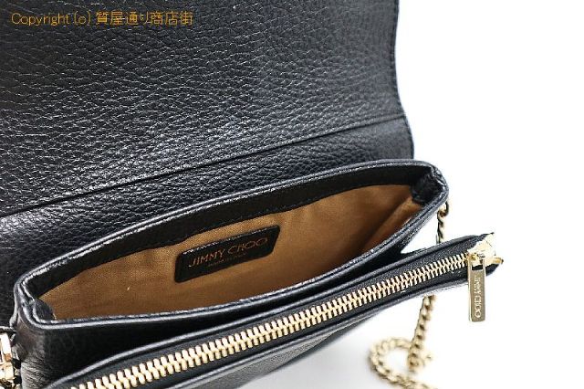ジミーチュウ JIMMY CHOO ジミーチュウ 黒 チェーンショルダーバッグ ミニバック 【 TM2301117 】のオプション紹介画像(4) ジミーチュウ JIMMY CHOO ジミーチュウ 黒 チェーンショルダーバッグ ミニバック 【 TM2301117 】のオプション紹介画像(4)