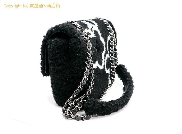 シャネル CHANEL  シャネル ムートン カメリア ココマーク チェーンショルダーバック AS3407 モコモコ 黒 シルバー金具 【 TM2302052 】のオプション紹介画像(1) シャネル CHANEL  シャネル ムートン カメリア ココマーク チェーンショルダーバック AS3407 モコモコ 黒 シルバー金具 【 TM2302052 】のオプション紹介画像(1)