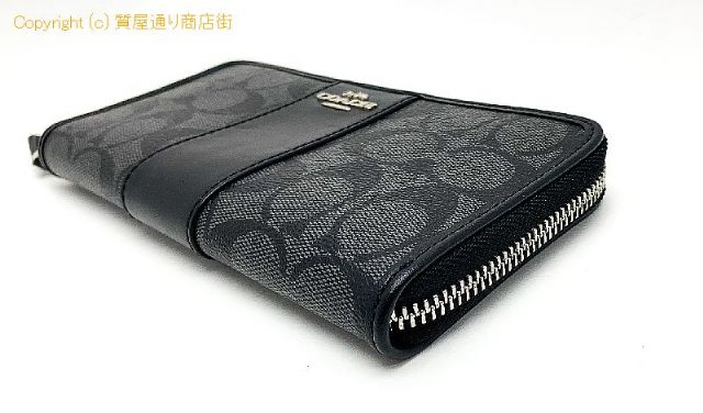 コーチ COACH コーチ 黒 シグネチャー 長財布 ジッピーウォレット 【 TM2304125 】のオプション紹介画像(1) コーチ COACH コーチ 黒 シグネチャー 長財布 ジッピーウォレット 【 TM2304125 】のオプション紹介画像(1)