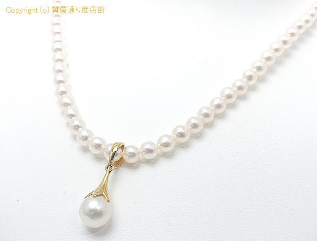 田崎真珠 TASAKI 田崎 タサキ K18 18金イエローゴールド アコヤパール (NC:淡水パール) 真珠 ネックレス アクセサリー ※NC田崎刻印無し 【 TM2306113 】のオプション紹介画像(1) 田崎真珠 TASAKI 田崎 タサキ K18 18金イエローゴールド アコヤパール (NC:淡水パール) 真珠 ネックレス アクセサリー ※NC田崎刻印無し 【 TM2306113 】のオプション紹介画像(1)