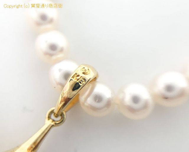 田崎真珠 TASAKI 田崎 タサキ K18 18金イエローゴールド アコヤパール (NC:淡水パール) 真珠 ネックレス アクセサリー ※NC田崎刻印無し 【 TM2306113 】のオプション紹介画像(3) 田崎真珠 TASAKI 田崎 タサキ K18 18金イエローゴールド アコヤパール (NC:淡水パール) 真珠 ネックレス アクセサリー ※NC田崎刻印無し 【 TM2306113 】のオプション紹介画像(3)