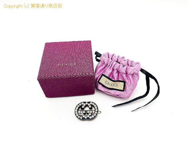 グッチ GUCCI グッチ クリスタル インターロッキングG ヘアクリップ 627917 アクセサリー 【 TM2307026 】のオプション紹介画像(5) グッチ GUCCI グッチ クリスタル インターロッキングG ヘアクリップ 627917 アクセサリー 【 TM2307026 】のオプション紹介画像(5)