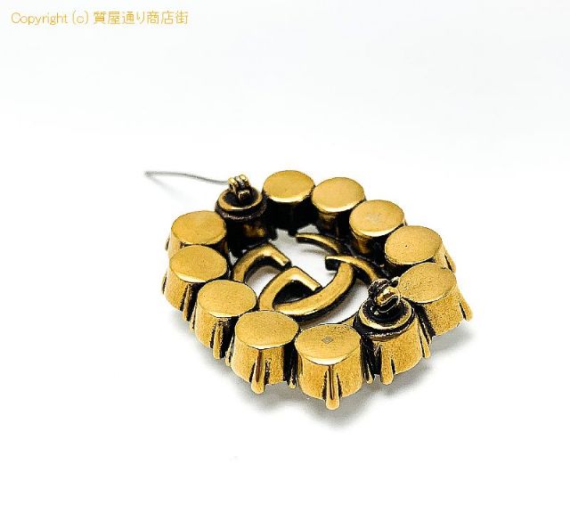 グッチ GUCCI グッチ クリスタル付き メタル ダブルG ロゴ ブローチ 506171 アクセサリー 【 TM2307025 】のオプション紹介画像(4) グッチ GUCCI グッチ クリスタル付き メタル ダブルG ロゴ ブローチ 506171 アクセサリー 【 TM2307025 】のオプション紹介画像(4)