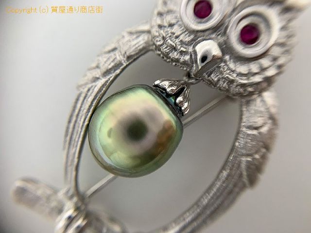 SV925 シルバー タヒチパール 黒蝶 真珠 ふくろう 梟 フクロウ ペンダント兼ブローチ アクセサリー※ポスト投稿でのご発送になります。 【 TM2307059 】のオプション紹介画像(4) SV925 シルバー タヒチパール 黒蝶 真珠 ふくろう 梟 フクロウ ペンダント兼ブローチ アクセサリー※ポスト投稿でのご発送になります。 【 TM2307059 】のオプション紹介画像(4)