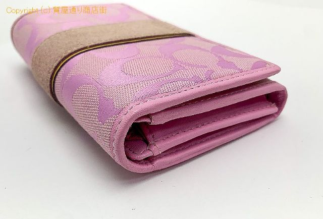 コーチ COACH コーチ シグネチャー 2つ折り財布 サイフ 【 TM2307072 】のオプション紹介画像(5) コーチ COACH コーチ シグネチャー 2つ折り財布 サイフ 【 TM2307072 】のオプション紹介画像(5)