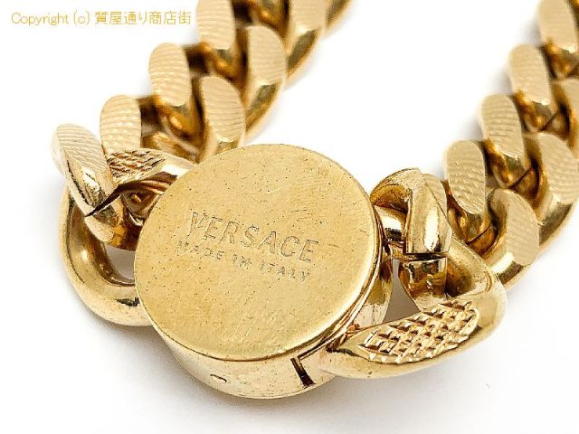 VERSACE ヴェルサーチ ゴールドカラー メデューサ チョーカー チェーン ネックレス DG16949 アクセサリー 【 TM2308069 】のオプション紹介画像(2) VERSACE ヴェルサーチ ゴールドカラー メデューサ チョーカー チェーン ネックレス DG16949 アクセサリー 【 TM2308069 】のオプション紹介画像(2)