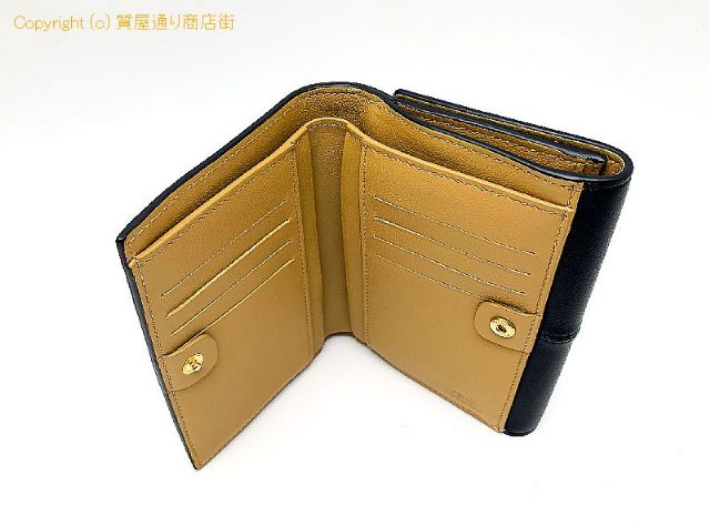 フェンディ FENDI フェンディ ピーカブー ブラック 黒 3つ折り財布 8M0419 サイフ 【 TM2309019 】のオプション紹介画像(2) フェンディ FENDI フェンディ ピーカブー ブラック 黒 3つ折り財布 8M0419 サイフ 【 TM2309019 】のオプション紹介画像(2)