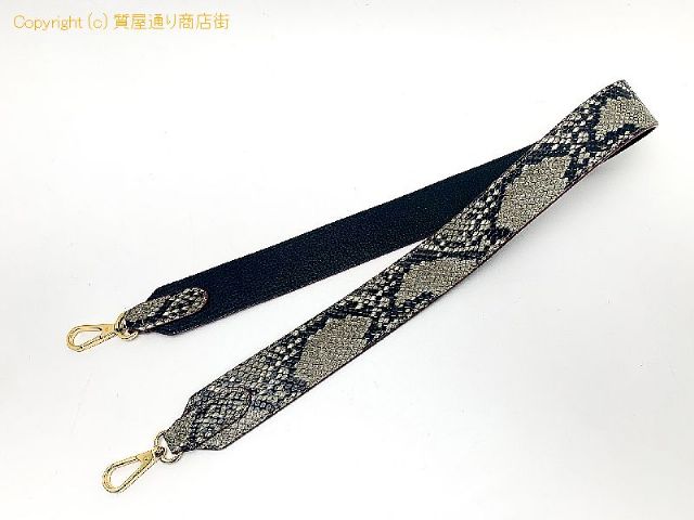 ココセリュックスゴールド COCOCELUX GOLD ココセリュックスゴールド パイソン型押し ショルダーストラップ 【 TM2309042 】のオプション紹介画像(1) ココセリュックスゴールド COCOCELUX GOLD ココセリュックスゴールド パイソン型押し ショルダーストラップ 【 TM2309042 】のオプション紹介画像(1)