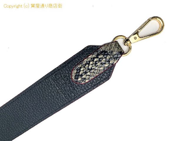 ココセリュックスゴールド COCOCELUX GOLD ココセリュックスゴールド パイソン型押し ショルダーストラップ 【 TM2309042 】のオプション紹介画像(2) ココセリュックスゴールド COCOCELUX GOLD ココセリュックスゴールド パイソン型押し ショルダーストラップ 【 TM2309042 】のオプション紹介画像(2)