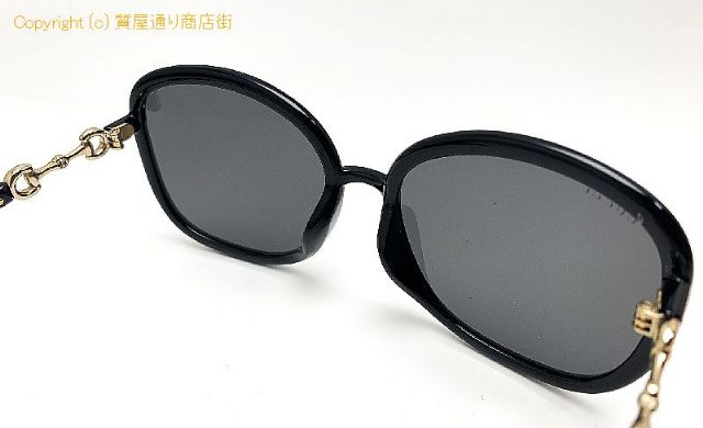 グッチ GUCCI グッチ バタフライ ホースビット ブラック サングラス GG0892SA アパレル 60□19-145 【 TM2309132 】のオプション紹介画像(4) グッチ GUCCI グッチ バタフライ ホースビット ブラック サングラス GG0892SA アパレル 60□19-145 【 TM2309132 】のオプション紹介画像(4)