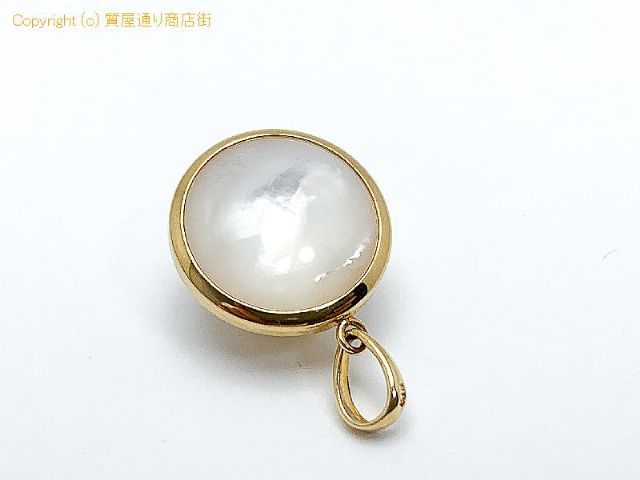 K18 18金イエローゴールド マベパール 真珠 約14.5mm ペンダント チャーム トップ アクセサリー 【 TM2310051 】のオプション紹介画像(2) K18 18金イエローゴールド マベパール 真珠 約14.5mm ペンダント チャーム トップ アクセサリー 【 TM2310051 】のオプション紹介画像(2)