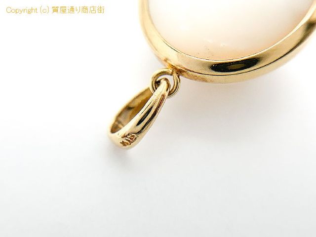 K18 18金イエローゴールド マベパール 真珠 約14.5mm ペンダント チャーム トップ アクセサリー 【 TM2310051 】のオプション紹介画像(3) K18 18金イエローゴールド マベパール 真珠 約14.5mm ペンダント チャーム トップ アクセサリー 【 TM2310051 】のオプション紹介画像(3)