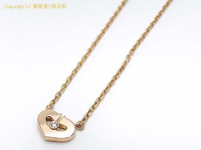 カルティエ CARTIER カルティエ 750 18金ピンクゴールド Cハート ダイヤモンド 1PD ネックレス アクセサリー 【 TM2311003 】のオプション紹介画像(1) カルティエ CARTIER カルティエ 750 18金ピンクゴールド Cハート ダイヤモンド 1PD ネックレス アクセサリー 【 TM2311003 】のオプション紹介画像(1)