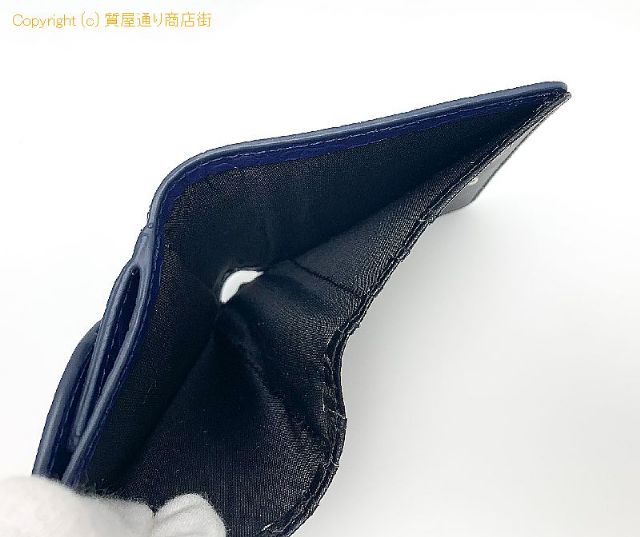 クロコダイル RODANIA ロダニア クロコダイル ネイビー コンパクト財布 サイフ アイリッシュブルー 【 TM2311196 】のオプション紹介画像(4) クロコダイル RODANIA ロダニア クロコダイル ネイビー コンパクト財布 サイフ アイリッシュブルー 【 TM2311196 】のオプション紹介画像(4)