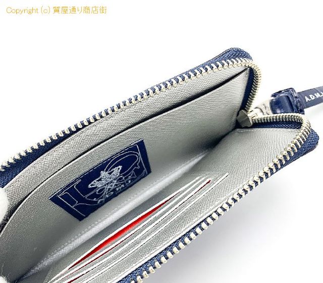 エイディエムジェ ADMJ クリスタル オーガナイザーパース クロコ型押し 22AWJ06012CR ネイビー サイフ 財布 ポーチ 【 TM2311197 】のオプション紹介画像(5) エイディエムジェ ADMJ クリスタル オーガナイザーパース クロコ型押し 22AWJ06012CR ネイビー サイフ 財布 ポーチ 【 TM2311197 】のオプション紹介画像(5)
