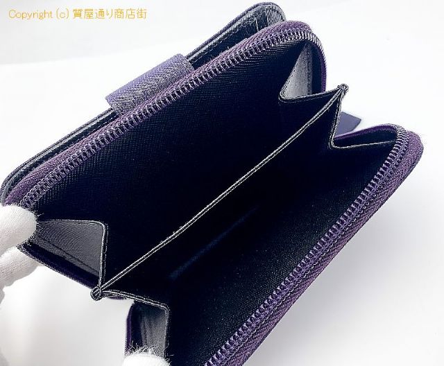 プラダ PRADA プラダ パープル系 ナイロン TESSUTO テスート コンパクトジップ M605 サイフ 財布 【 TM2311218 】のオプション紹介画像(5) プラダ PRADA プラダ パープル系 ナイロン TESSUTO テスート コンパクトジップ M605 サイフ 財布 【 TM2311218 】のオプション紹介画像(5)