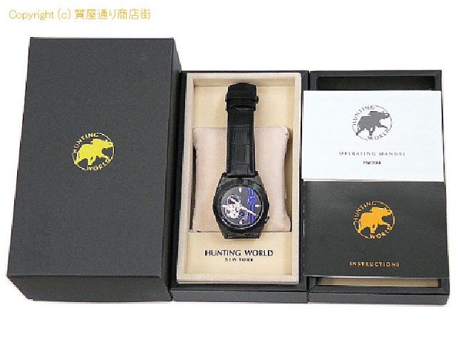 ハンティングワールド アディショナルタイム ハンティングワールド HUNTING WORLD メンズ腕時計 アディショナルタイム HW994BBL 【 SA65866 】のオプション紹介画像(3) ハンティングワールド アディショナルタイム ハンティングワールド HUNTING WORLD メンズ腕時計 アディショナルタイム HW994BBL 【 SA65866 】のオプション紹介画像(3)