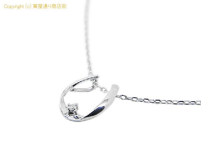 ノンブランド K10WG ダイヤネックレス 0.005ct 0.8g 【 SA72561 】のオプション紹介画像(2) ノンブランド K10WG ダイヤネックレス 0.005ct 0.8g 【 SA72561 】のオプション紹介画像(2)