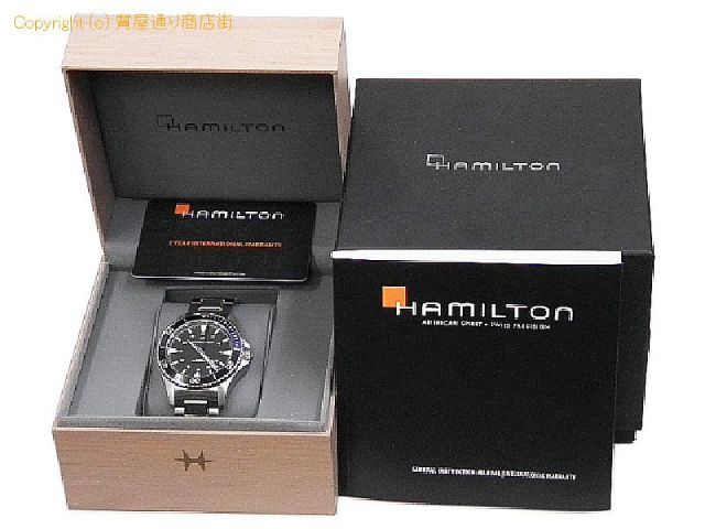 ハミルトン カーキ ハミルトン HAMILTON メンズ腕時計 カーキ ネイビー スキューバ オート H82315131 【 SA66098 】のオプション紹介画像(5)