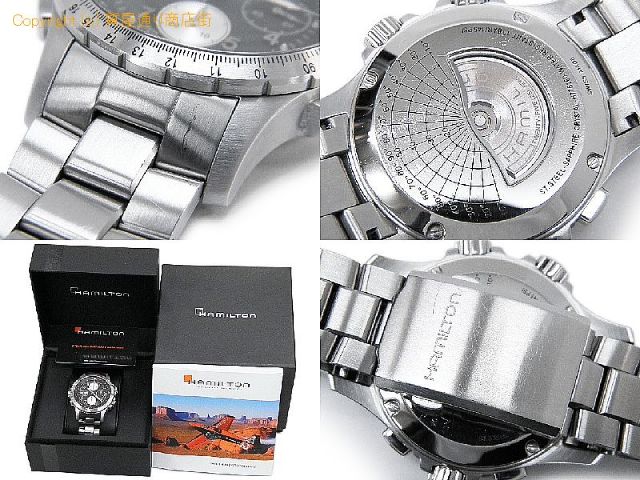 ハミルトン カーキ ハミルトン HAMILTON メンズ腕時計 カーキ アビエーション X-WIND オート クロノ H77616133 【 SA66155 】のオプション紹介画像(2)