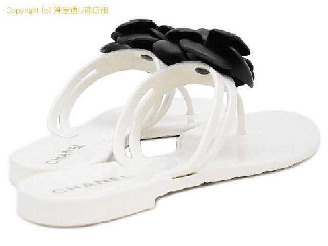 シャネル シャネル CHANEL ラバー カメリア サンダル サイズ38 G26012 【 SA5p224 】のオプション紹介画像(2) シャネル シャネル CHANEL ラバー カメリア サンダル サイズ38 G26012 【 SA5p224 】のオプション紹介画像(2)