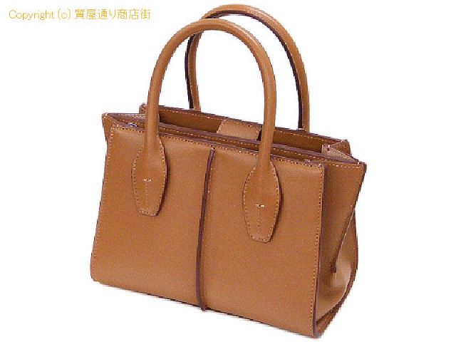 TODS TODS トッズ 2WAY ハンドバッグ ホリーバッグ ミニ XBWAONA0100RORS410 ブラウン 【 SA531389 】のオプション紹介画像(1)
