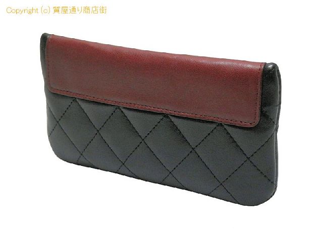 シャネル シャネル CHANEL ラムスキン コココクーン マトラッセ キーリング付コインケース ブラック/ワインレッド 【 SA532405 】のオプション紹介画像(1) シャネル シャネル CHANEL ラムスキン コココクーン マトラッセ キーリング付コインケース ブラック/ワインレッド 【 SA532405 】のオプション紹介画像(1)