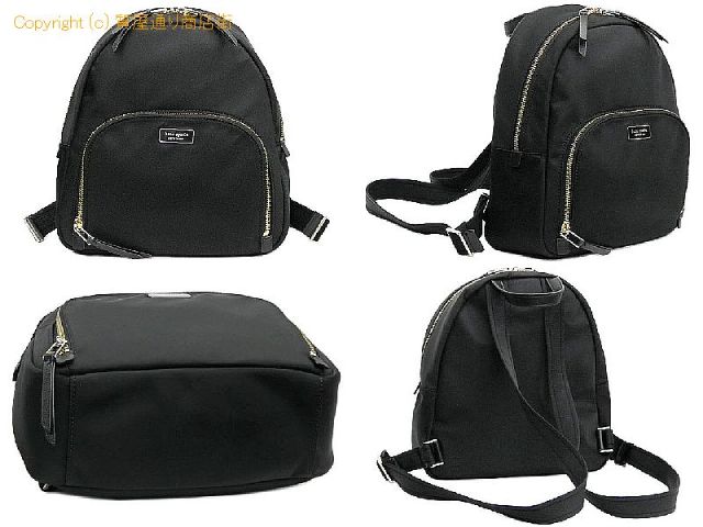 ケイトスペード KATE SPADE ケイトスペード ナイロン バックパック/リュックサック WKRU5913 ブラック 【 SA532410 】のオプション紹介画像(1) ケイトスペード KATE SPADE ケイトスペード ナイロン バックパック/リュックサック WKRU5913 ブラック 【 SA532410 】のオプション紹介画像(1)