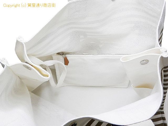 エルメス エルメス HERMES キャンバス トートバッグ シュー ヴォー アン カモフラージュ ホワイト/ブラウン 【 SA532411 】のオプション紹介画像(2) エルメス エルメス HERMES キャンバス トートバッグ シュー ヴォー アン カモフラージュ ホワイト/ブラウン 【 SA532411 】のオプション紹介画像(2)