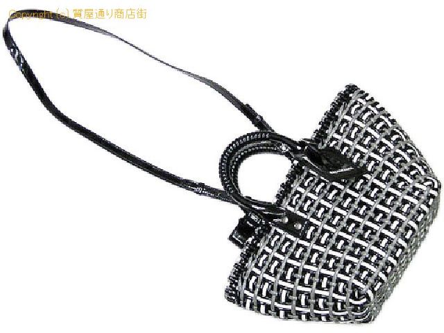 バレンシアガ バレンシアガ BALENCIAGA ビストロXS バスケット 2WAY ハンドバッグ 671342 ブラック/ホワイト/グレー 【 SA532487 】のオプション紹介画像(2) バレンシアガ バレンシアガ BALENCIAGA ビストロXS バスケット 2WAY ハンドバッグ 671342 ブラック/ホワイト/グレー 【 SA532487 】のオプション紹介画像(2)