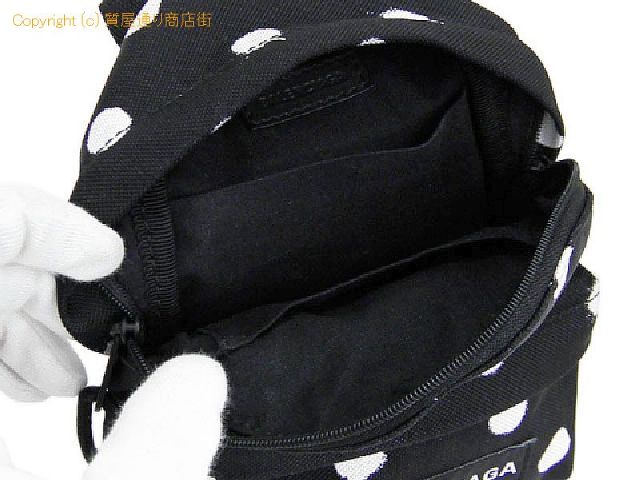 バレンシアガ バレンシアガ BALENCIAGA キャンバス スプレードット ショルダーバッグ/ボディバッグ 656060 ブラック/ホワイト 【 SA532522 】のオプション紹介画像(5) バレンシアガ バレンシアガ BALENCIAGA キャンバス スプレードット ショルダーバッグ/ボディバッグ 656060 ブラック/ホワイト 【 SA532522 】のオプション紹介画像(5)