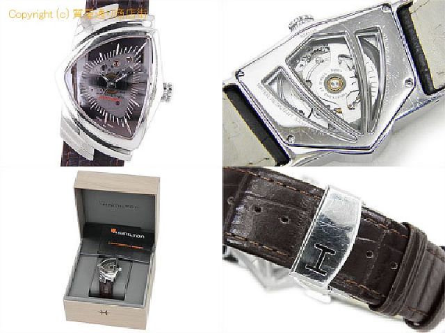 ハミルトン ベンチュラ ハミルトン HAMILTON メンズ腕時計 ベンチュラ オート H24515591 自動巻 ブラウン 革ベルト スケルトン 【 SA66503 】のオプション紹介画像(4) ハミルトン ベンチュラ ハミルトン HAMILTON メンズ腕時計 ベンチュラ オート H24515591 自動巻 ブラウン 革ベルト スケルトン 【 SA66503 】のオプション紹介画像(4)